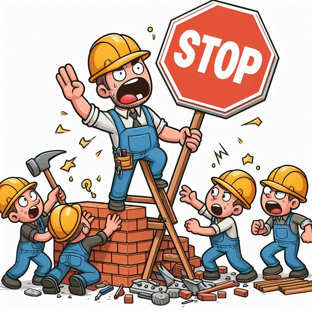 Stop work place accidents